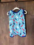 Patriotic Dino Romper
