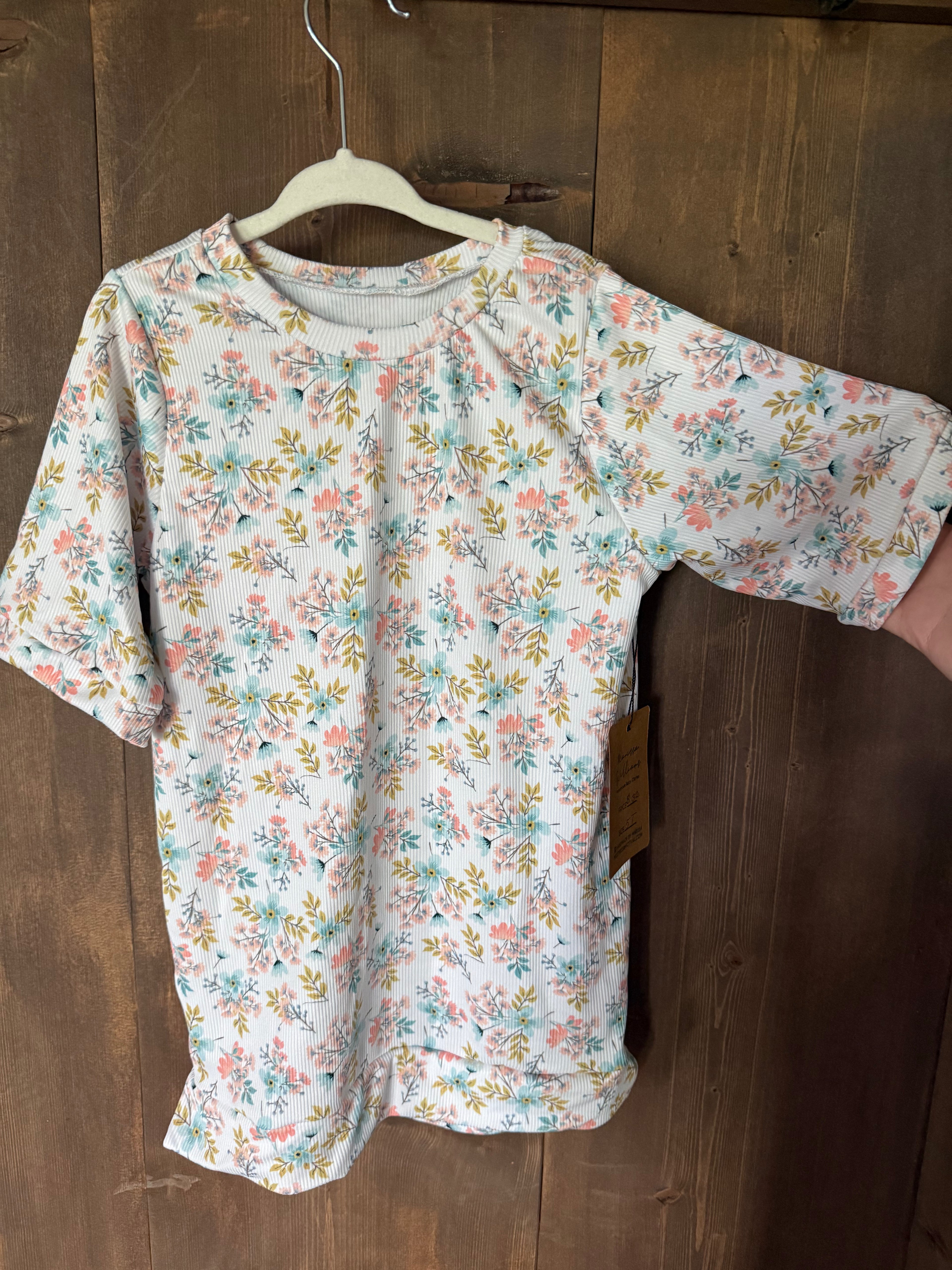 Floral T-Shirt Dress