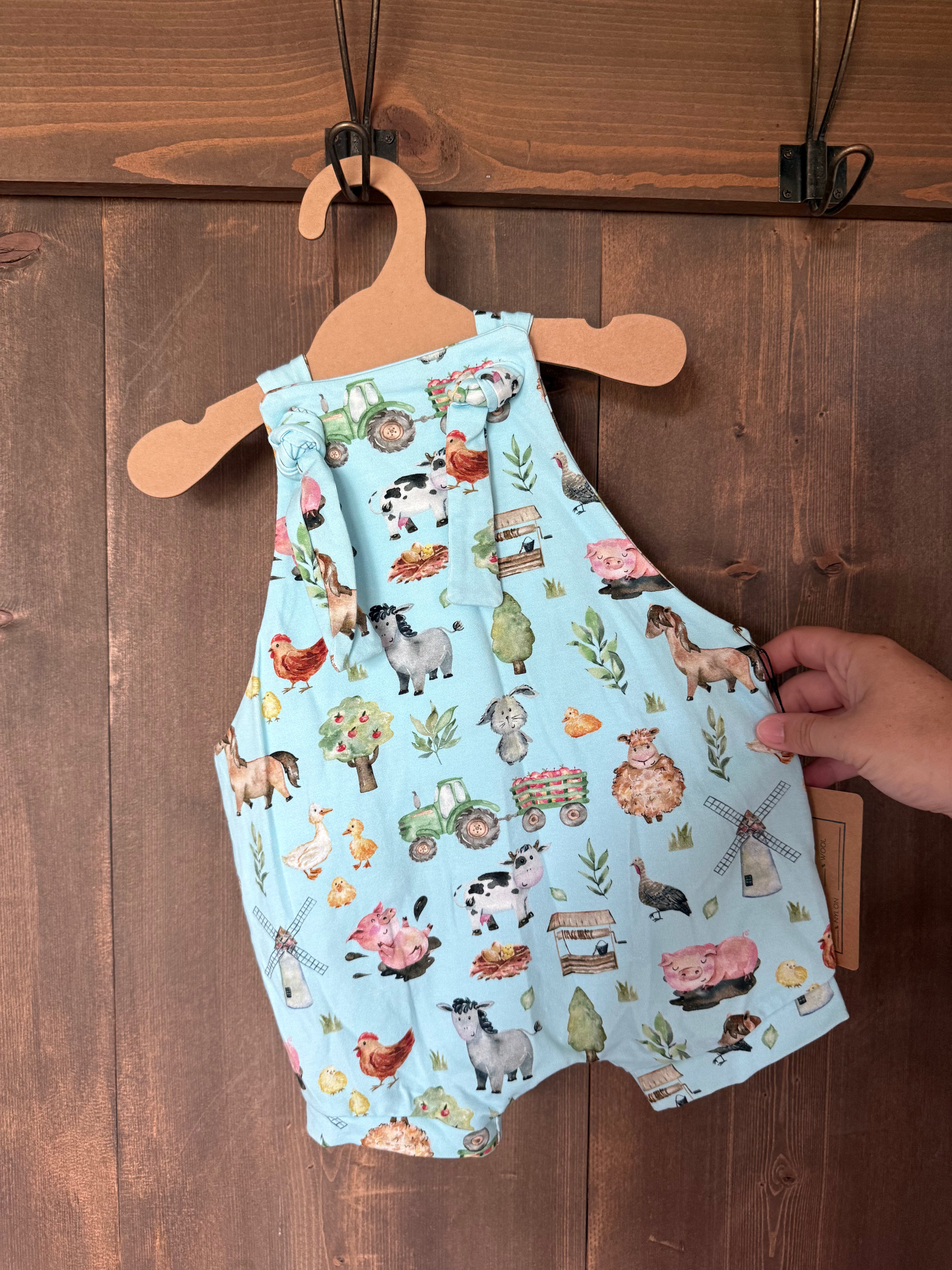 Blue Farm Overalls