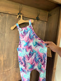 Rainbow Swirl Overalls