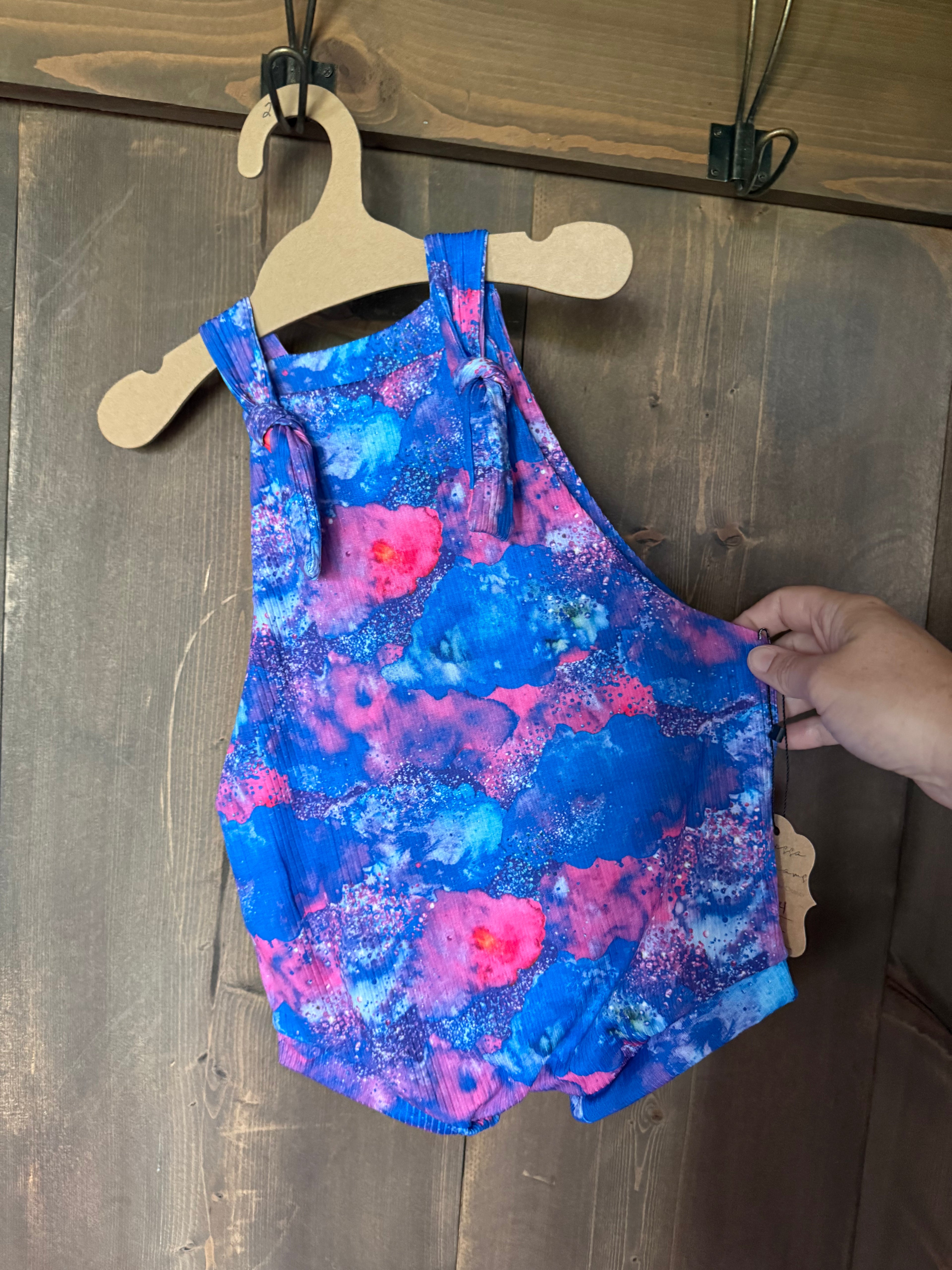 Tie Dye Overalls